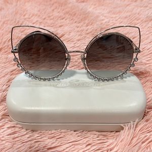 Marc Jacobs Cat Eye Crystal Sunglasses